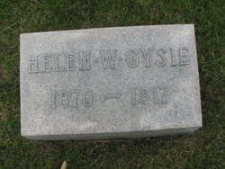 Helen W <I>Gates</I> Gysie 