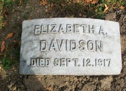 Elizabeth A <I>Seagraves</I> Davidson 