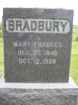 Mary Frances <I>Ellison</I> Bradbury 