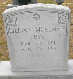 Lillian Florence <I>Williams</I> Frye 