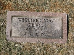 Winnifred <I>Vogt</I> Gibbons 