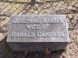 Josephine Bell “Josie” <I>Barden</I> Cameron 
