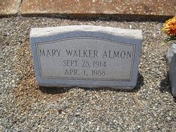 Mary <I>Walker</I> Almon 