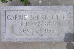 Mary Carietta “Carrie” <I>Baldwin</I> Bernreuter 