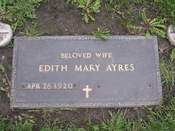 Edith Mary <I>Bossard</I> Ayres 