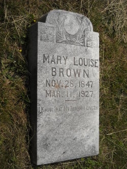Mary Louise <I>Sales</I> Brown 