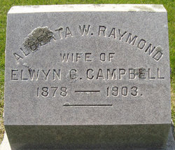 Alberta Waldron <I>Raymond</I> Campbell 