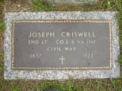 Joseph Conley “Joe” Criswell 