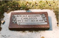 Alto Iola “Iola” <I>Woodward</I> Carlston 