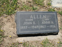 Adelaide A “Addie” <I>Woods</I> Allen 