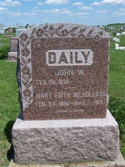 Mary Edith <I>Milholland</I> Daily 