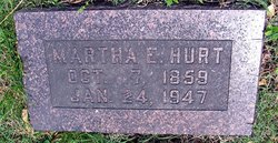 Martha E <I>Robinson</I> Hurt 