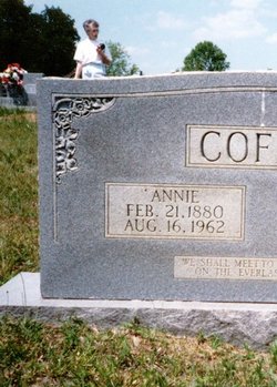 Nancy Annie <I>Laymance</I> Coffey 