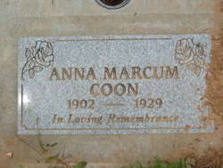 Anna <I>Marcum</I> Coon 