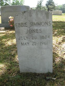 Ebbie Jannette <I>Simmons</I> Jones 