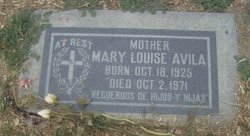 Mary Louise Avila 