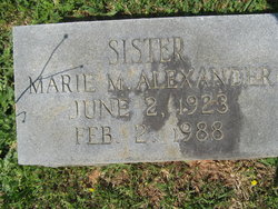Marie Marguerite Alexander 