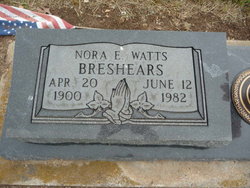Nora Ellen <I>Watts</I> Breshears 