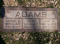 Jane <I>Merritt</I> Adams 