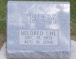 Mildred <I>Uhl</I> Beem 