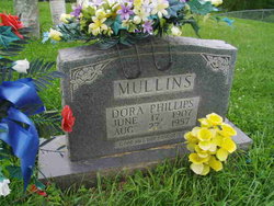 Dora <I>Phillips</I> Mullins 