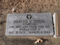 Corp Harold Clair Coker 