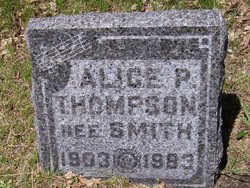 Alice Pearl <I>Smith</I> Thompson 