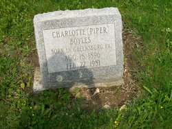 Charlotte <I>Piper</I> Boyles 