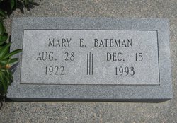 Mary Evelyn <I>Heflin</I> Bateman 