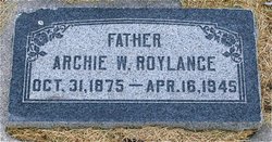 Archie Walton “Arch” Roylance 