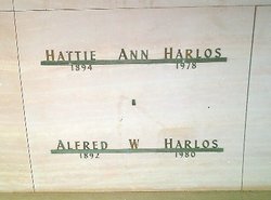 Hattie Ann <I>Wohlfahrt</I> Harlos 