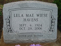 Lela Mae <I>Wiese</I> Havens 