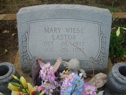 Mary Ellen <I>Wiese</I> Lastor 