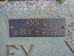 Ann <I>Davis</I> Bonney 