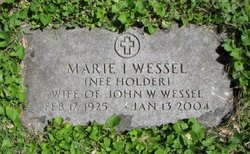Marie Inez <I>Holder</I> Wessel 