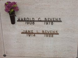 Harold Cleo Bevens 