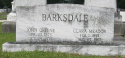 Clara <I>Meador</I> Barksdale 