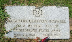 Augustus Clayton “Gus” Boswell 