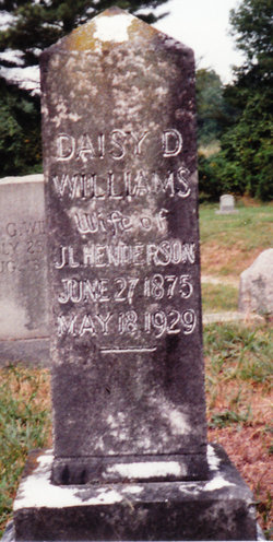 Daisy Douglas <I>Williams</I> Henderson 