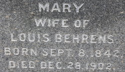 Mary L. <I>Keese</I> Behrens 