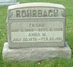 Anna Mary <I>Fox</I> Rohrbach 