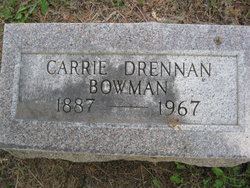 Carrie <I>Drennan</I> Bowman 