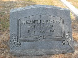 Elizabeth <I>Batts</I> Barnes 