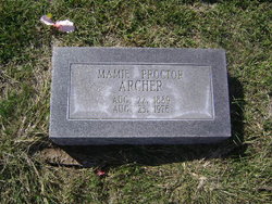 Mamie Ethel <I>Proctor</I> Archer 