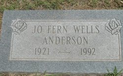 Musa Jo Fern <I>Wells</I> Anderson 