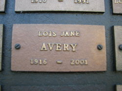 Lois Jane Avery 