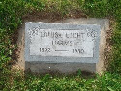 Bertha Alvina Louisa <I>Licht</I> Harms 