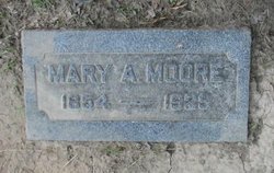 Mary Anna <I>Webster</I> Moore 