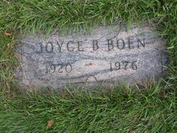 Joyce Blanche <I>Gustafson</I> Boen 