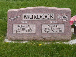 Myra Gertrude <I>Robertson</I> Murdock 